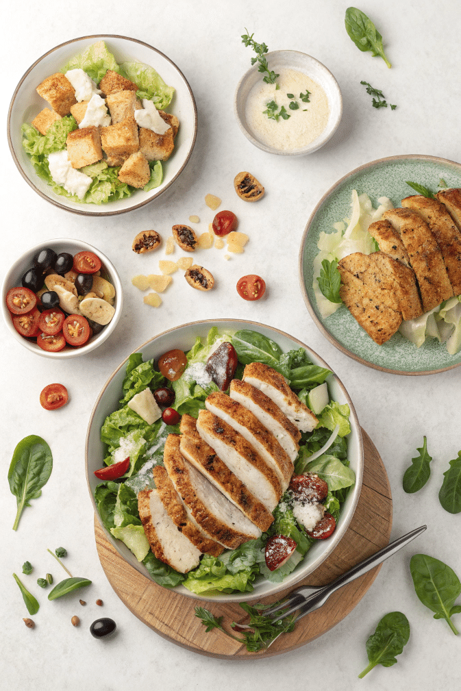 Les meilleures recettes de salade avec émincés de poulet Les meilleures recettes de salade avec émincés de poulet