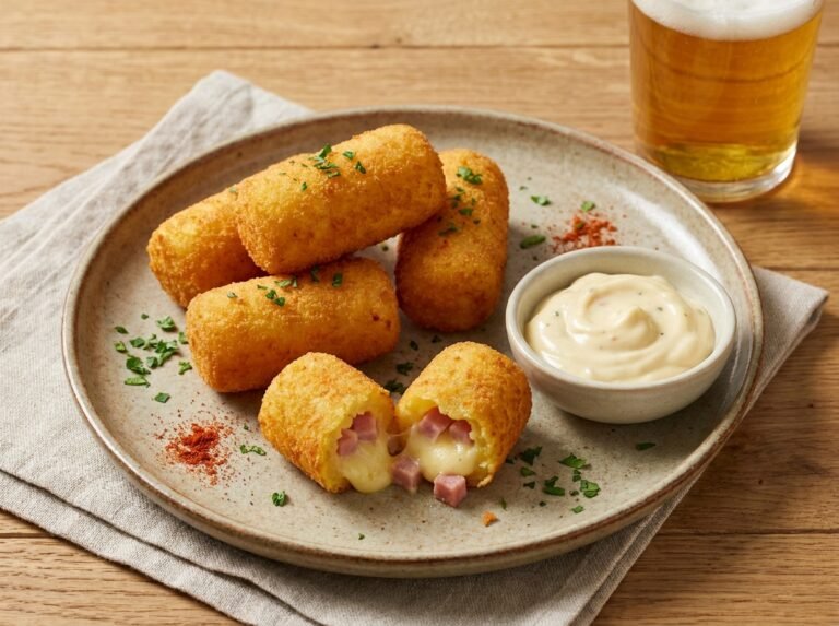 Croquettes de purée au jambon et fromage : une recette croustillante et gourmande