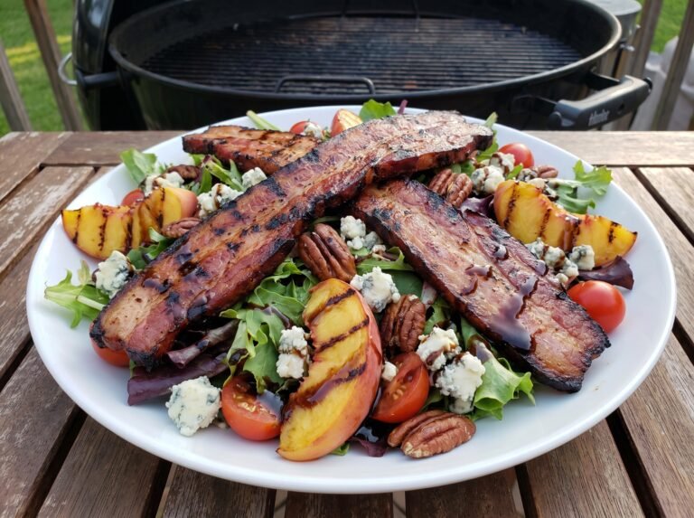 Salade aux lardons grillés : une recette gourmande et pleine de caractère
