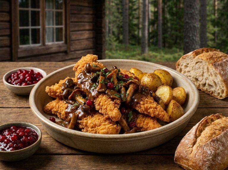 Aiguillettes de poulet sauce forestière : une recette crémeuse et savoureuse