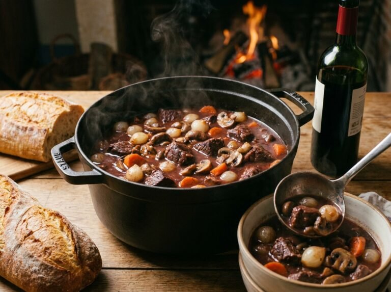 Bœuf Bourguignon Sans Vin : Fondant, Savoureux et Réconfortant