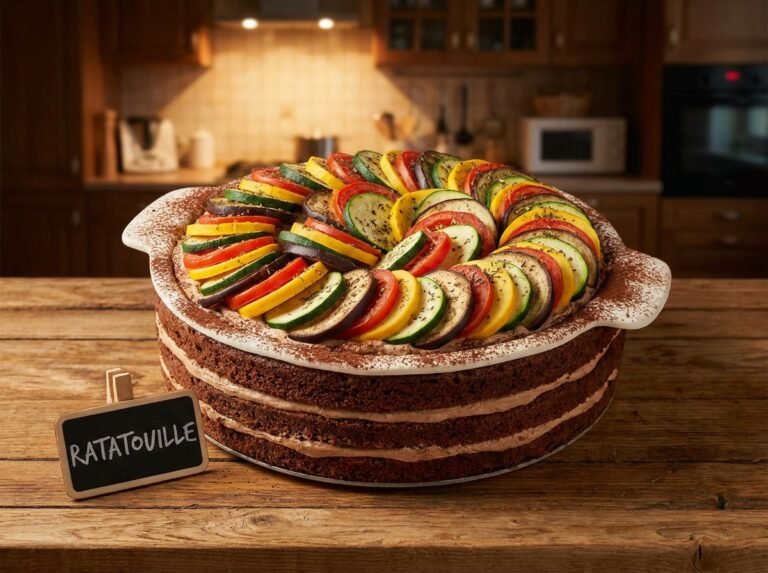 Cake à la ratatouille : une recette moelleuse, colorée et pleine de saveurs