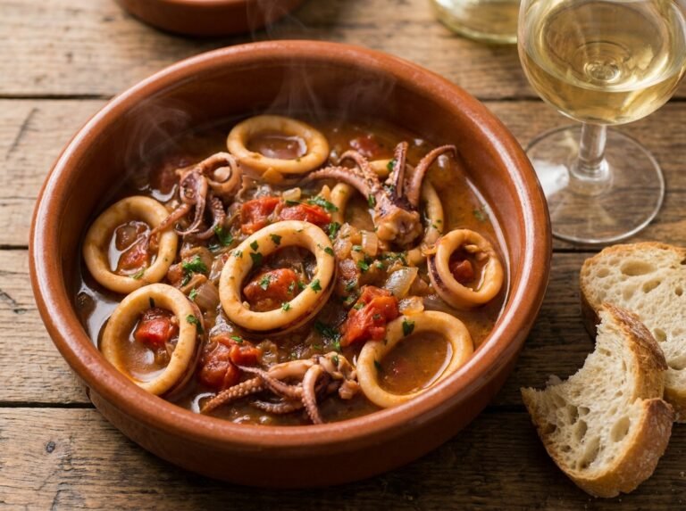 Calamars à l’armoricaine fondants et parfumés : la recette traditionnelle