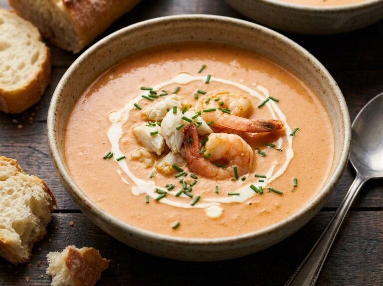 Creamy Crab and Shrimp Seafood Bisque