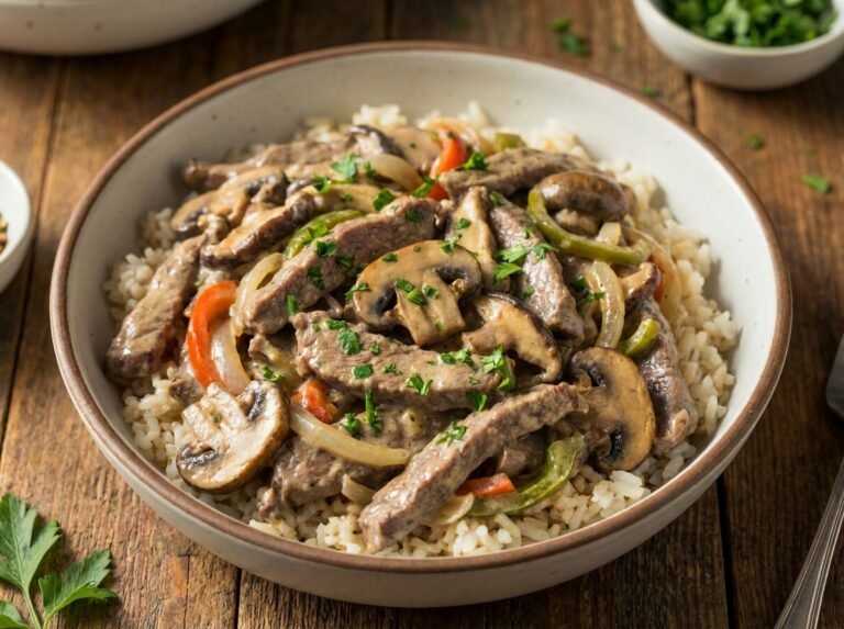 Sauté de bœuf crémeux aux champignons : une recette fondante et gourmande