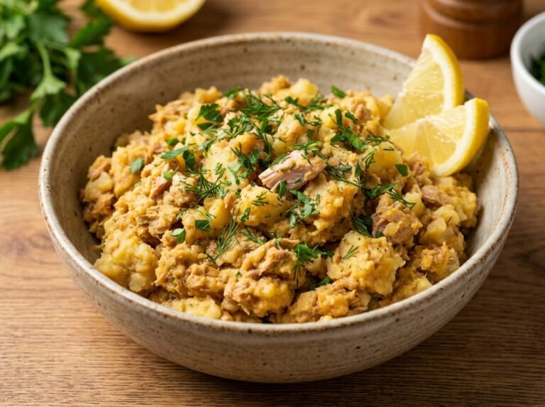 Salade Croustillante Thon & Pommes de Terre Écrasées : Une Recette Fraîche, Gourmande et Facile
