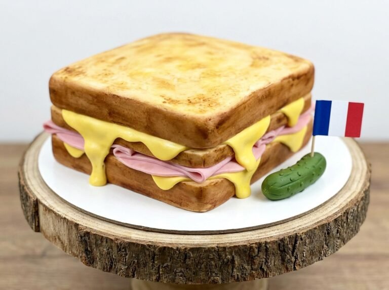 Croque-cake fondant au jambon : le gratin familial ultra gourmand