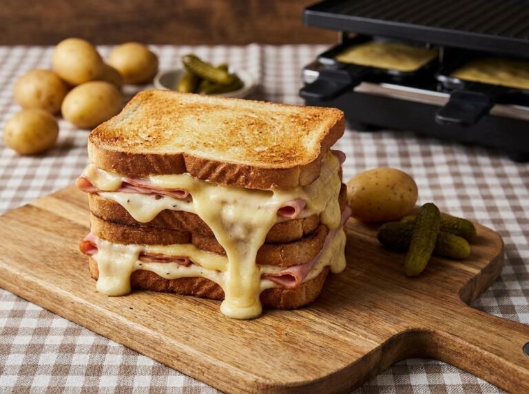 Croque Cake à la Raclette : Une Recette Conviviale, Fondante et Ultra Gourmande