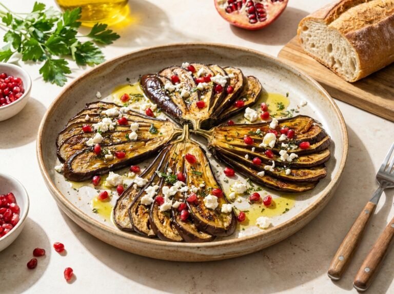 Aubergines en Éventail : une recette élégante, savoureuse et facile à réaliser