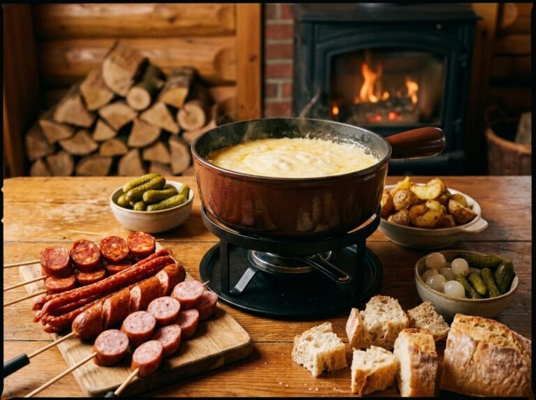 Fondue d’endives aux saucisses fumées : une recette crémeuse et réconfortante