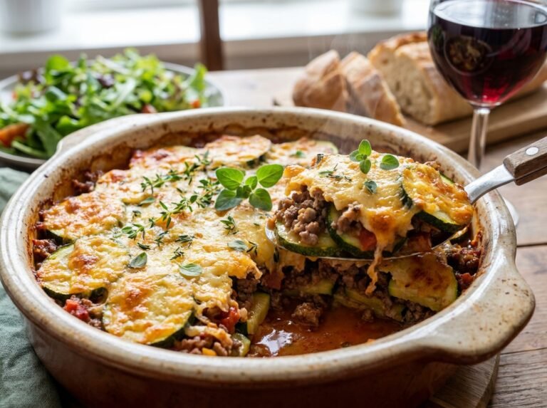 Gratin de courgettes à la viande hachée : recette facile et gourmande