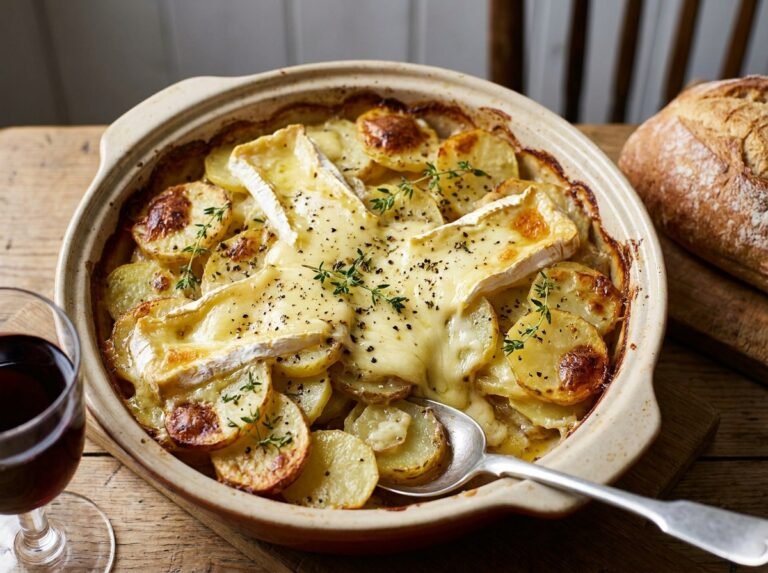 Gratin de Pommes de Terre au Camembert : une recette fondante et généreuse