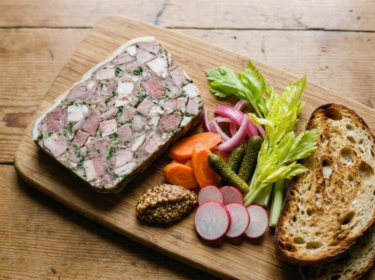 Fromage de tête aux légumes croquants