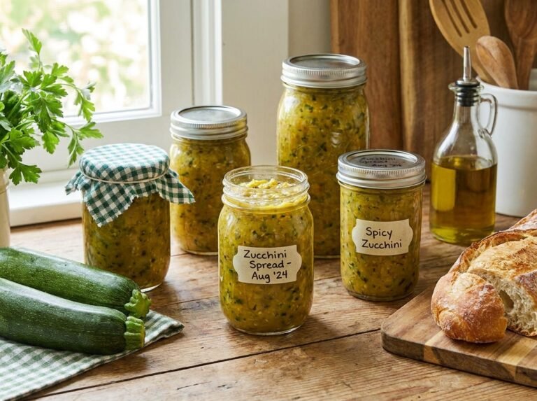 Tartinade de Courgettes Maison en Bocaux : Une Recette Gourmande et Facile à Conserver
