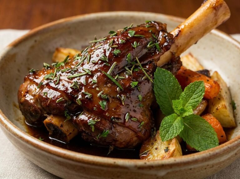 Souris d’Agneau au Miel et aux Herbes : Recette Fondante et Parfumée