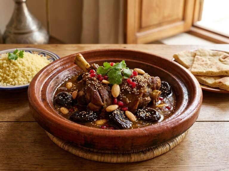 Tajine d’agneau aux pruneaux : recette marocaine fondante et parfumée