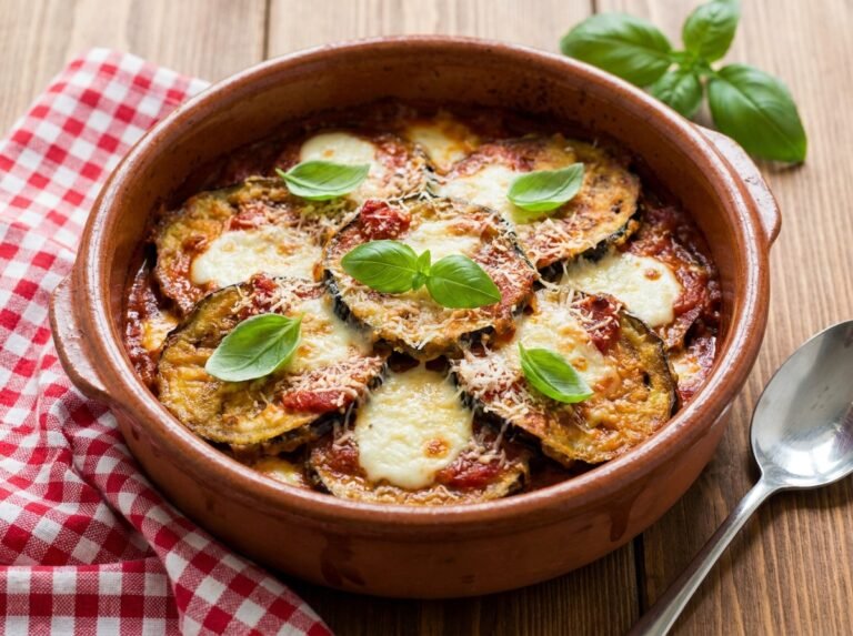Gratin d’aubergines à l’italienne (Parmigiana)
