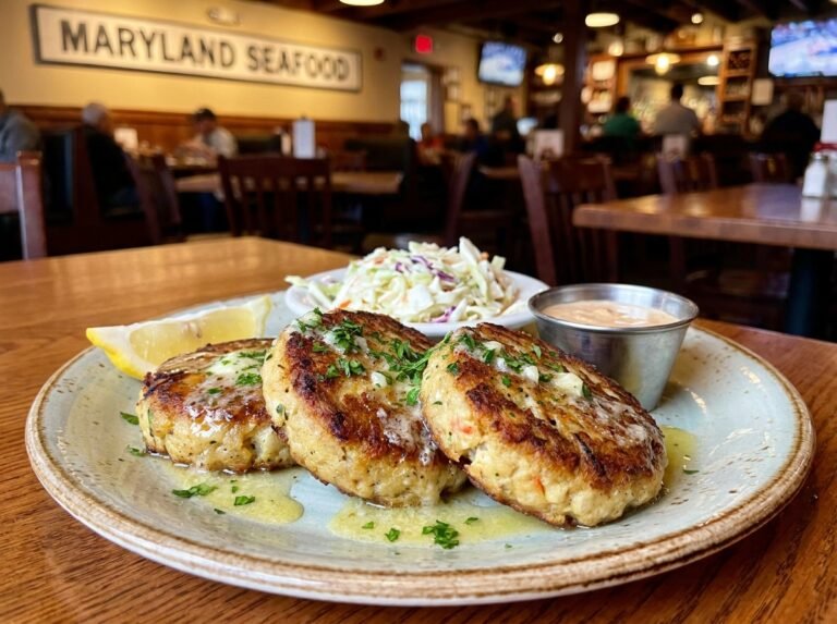 Maryland Garlic Butter Crab Seafood Cakes