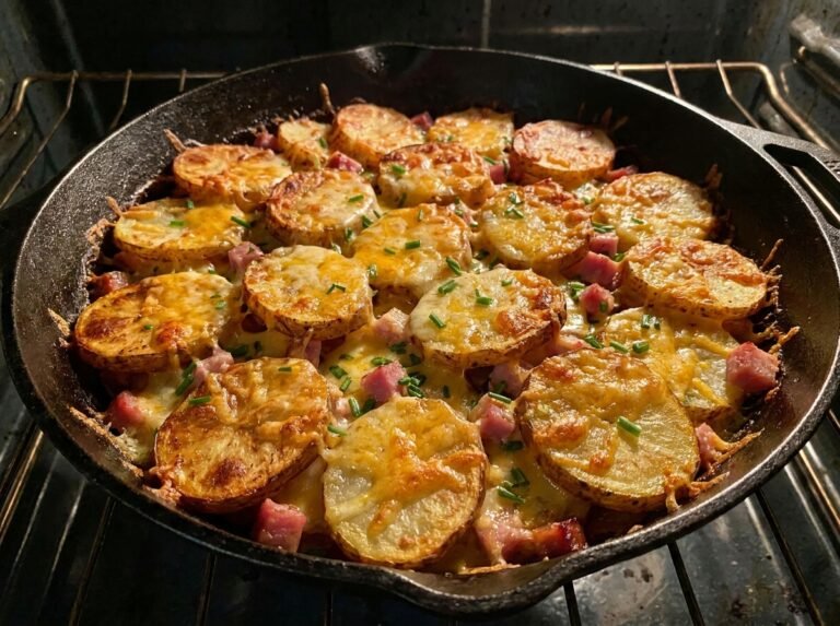 Pommes de Terre Fondantes au Jambon et Fromage