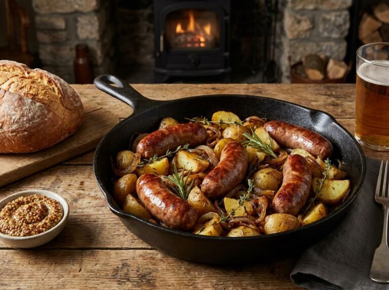 Pommes de terre à la saucisse paysanne : une recette simple et gourmande