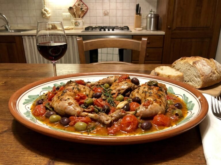 Lapin à l’Italienne : recette mijotée, parfumée et fondante
