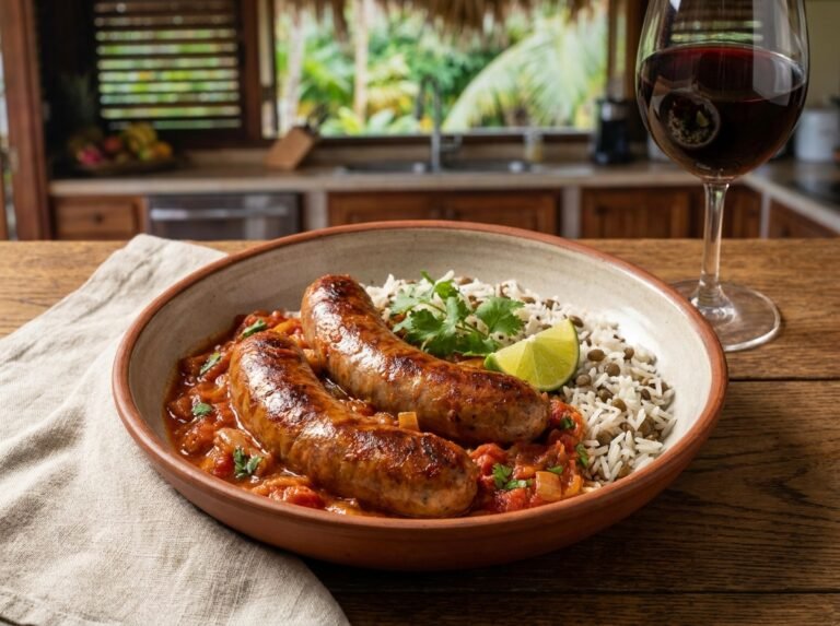 Rougail Saucisses Gourmet Savoureux : une recette réunionnaise pleine de caractère