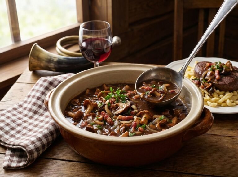 Sauce Chasseur Forêt-Noire : la recette authentique et savoureuse
