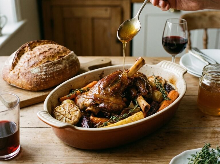 Souris d’Agneau Confites au Miel : une recette fondante et parfumée