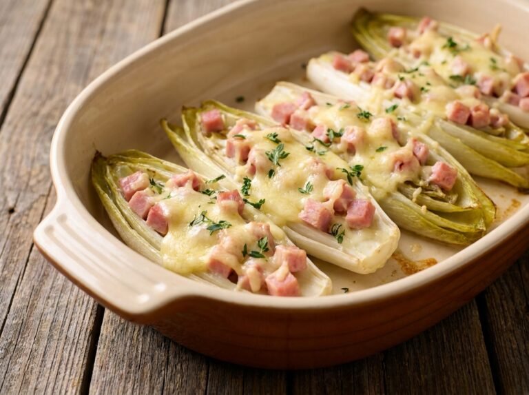 Endives Farcies au Jambon et au Fromage