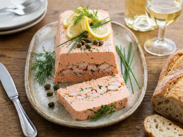 Terrine de saumon et crevettes : une recette fraîche et raffinée