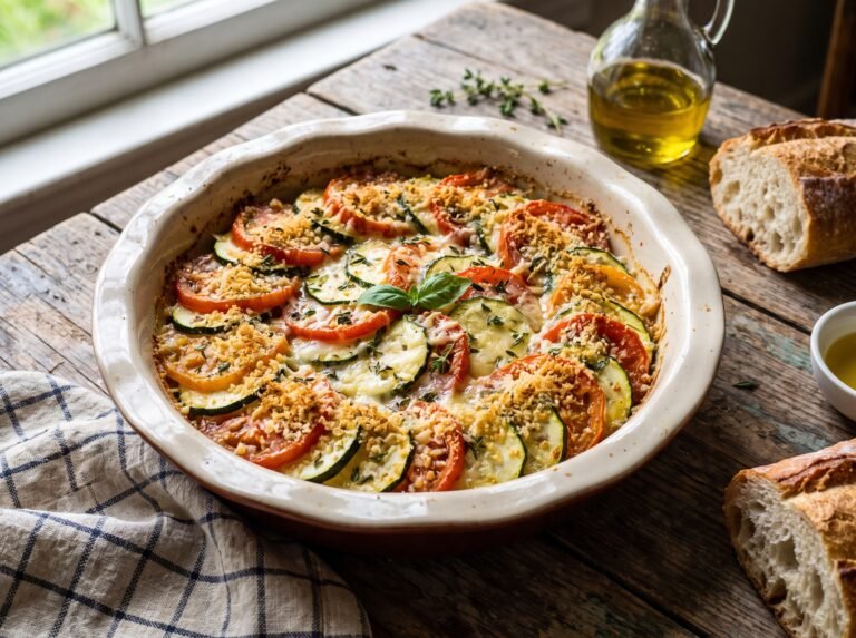 Gratin de Courgettes et Tomates au Four : recette facile, fondante et savoureuse