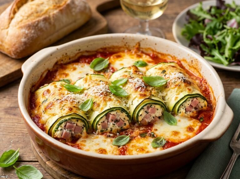 Cannellonis de Courgettes au Jambon et à la Ricotta : Une Recette Légère et Gourmande