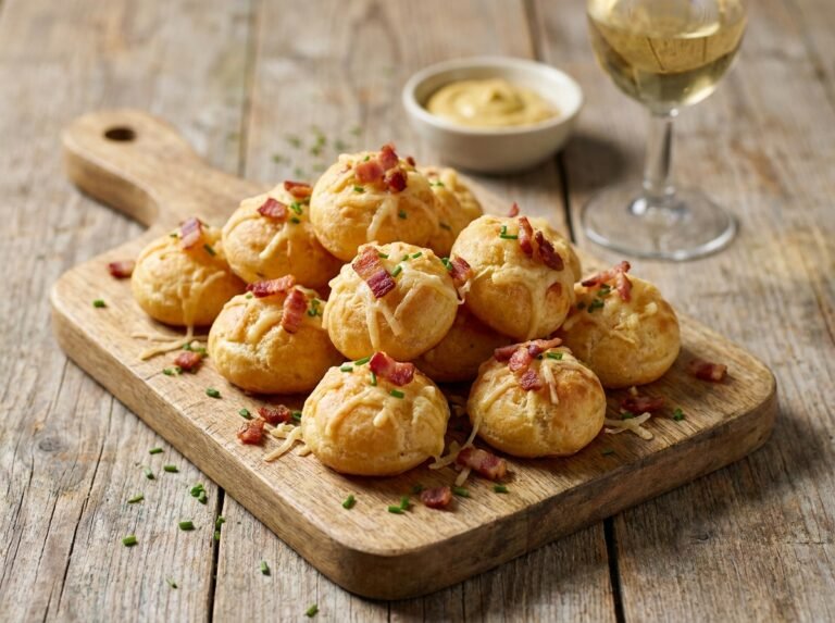 Bouchées moelleuses aux lardons & Comté : une recette facile et gourmande