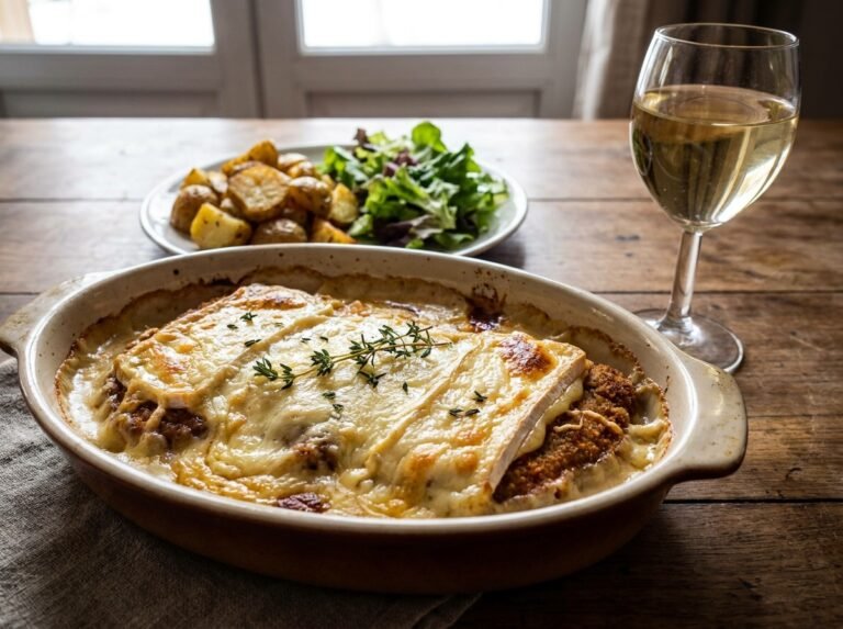 Escalope savoyarde gratinée au Reblochon : une recette fondante et gourmande