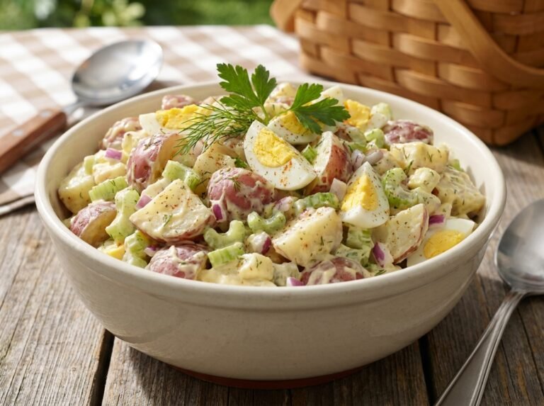 Salade de Pommes de Terre Classique : La Recette Facile et Savoureuse