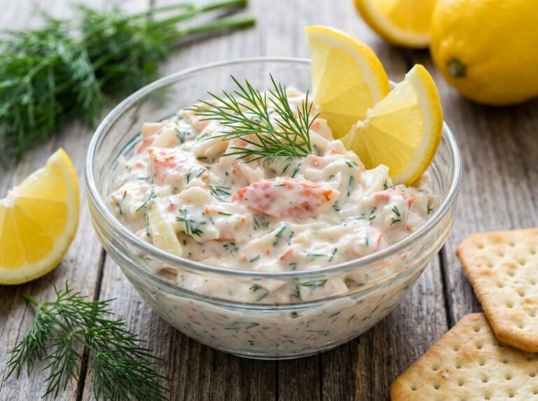 Cool and Creamy Crab Seafood Salad