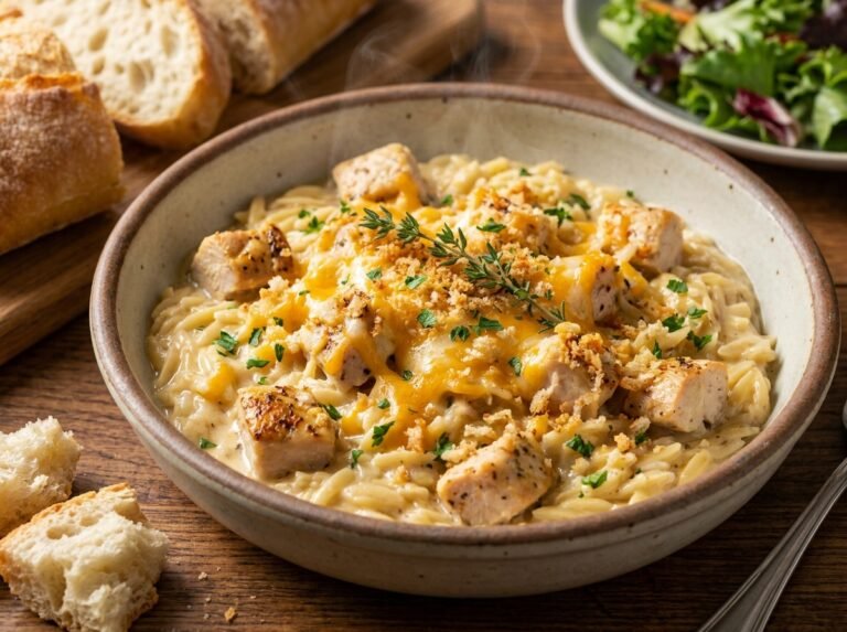Orzo Poulet & Cheddar Crémeux