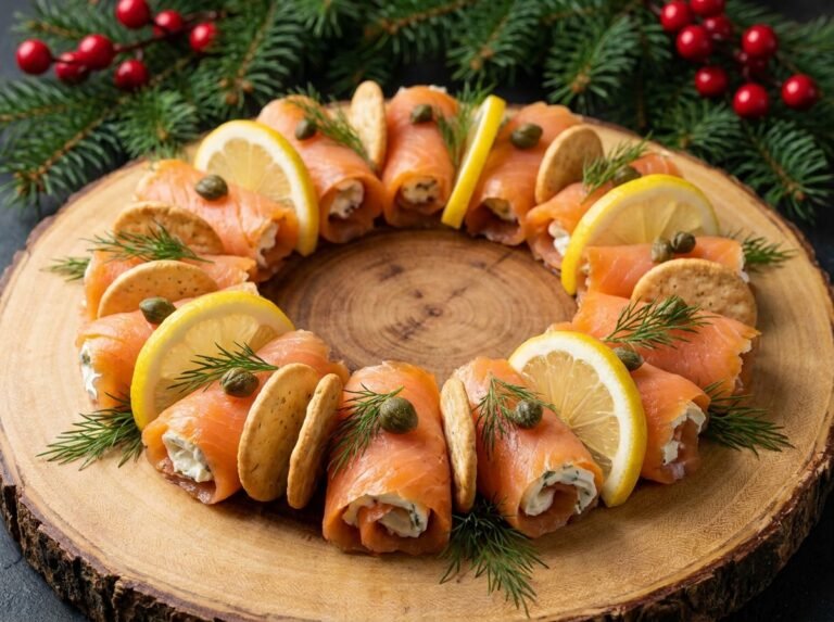 Couronne de saumon fumé : une recette élégante, fraîche et facile