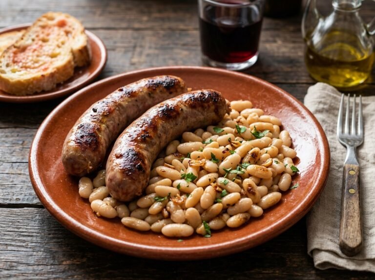 Saucisses catalanes aux haricots blancs : une recette généreuse et réconfortante