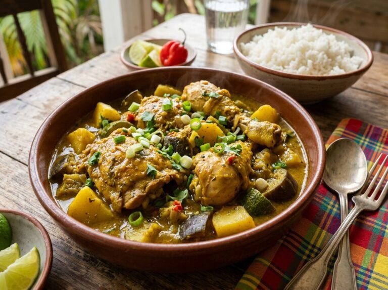 Colombo de poulet : une recette antillaise parfumée et généreuse
