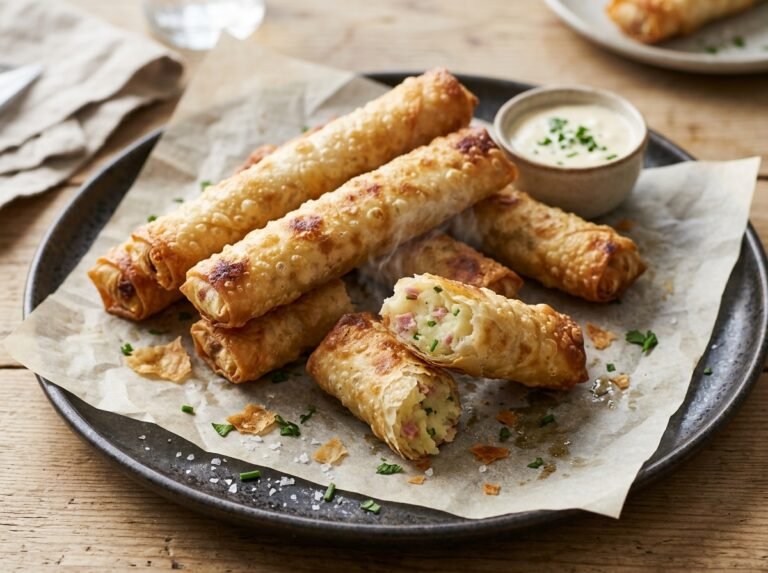 Cigares croustillants jambon-pommes de terre : la recette facile et gourmande