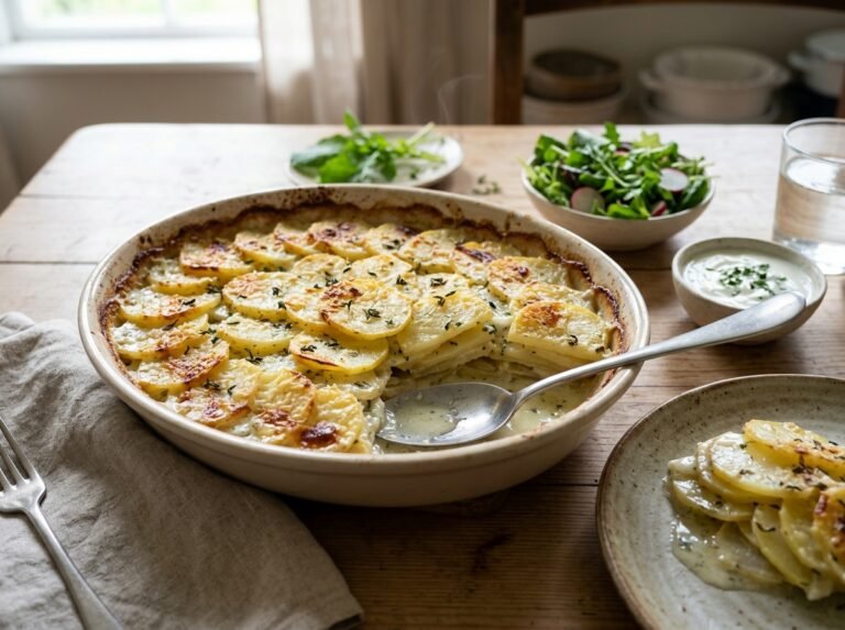 Gratin Dauphinois Léger au Yaourt : Une Recette Crémeuse, Facile et Savoureuse