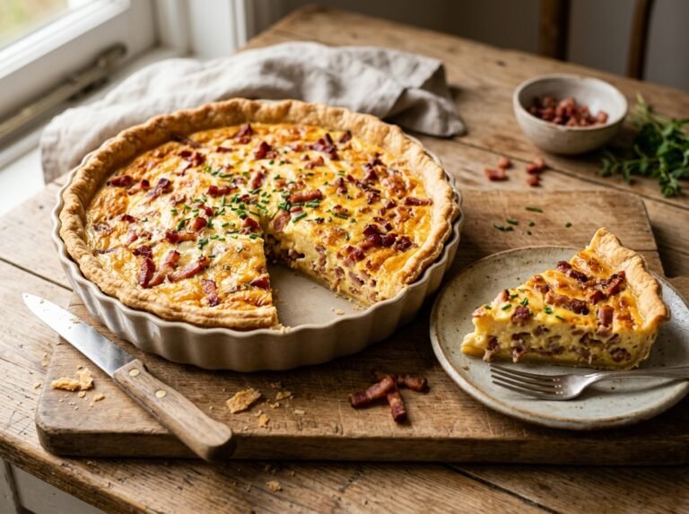 Quiche Lorraine aux Lardons : La Recette Traditionnelle, Dorée et Fondante