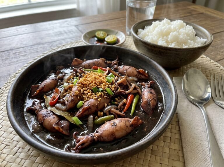 Adobong Pusit: Filipino Squid Adobo Recipe