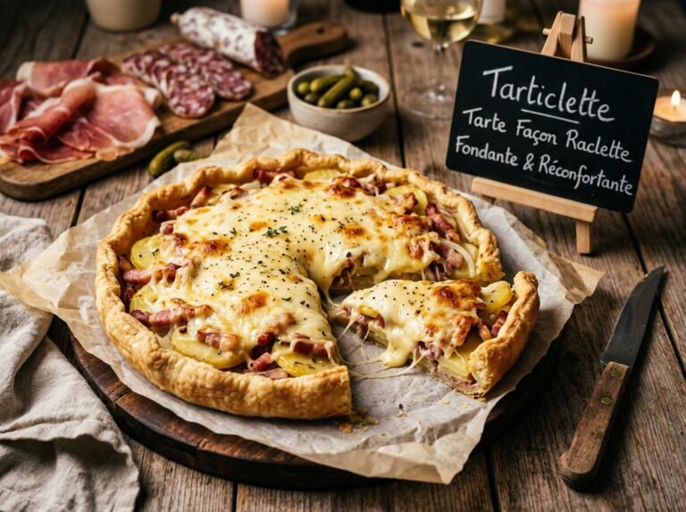 Tarticlette – Tarte façon raclette, fondante et réconfortante