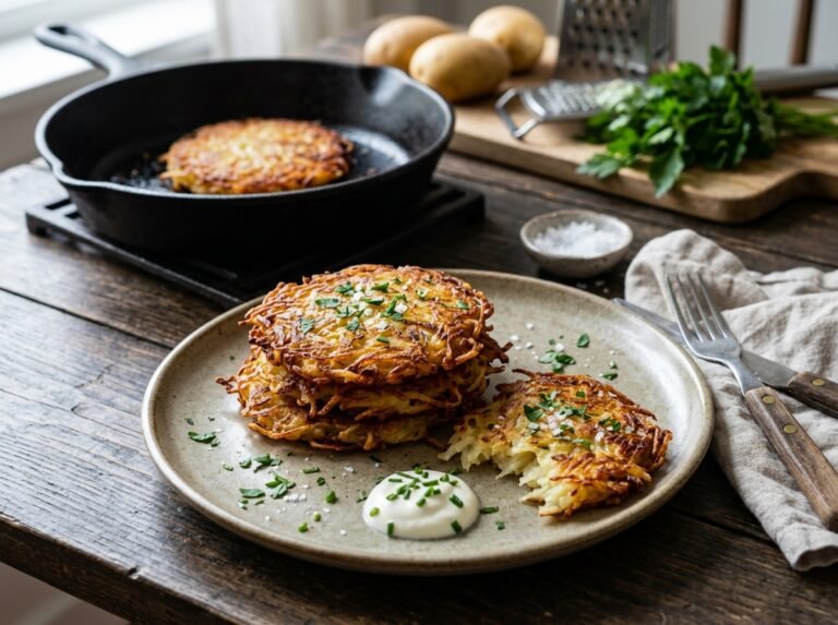 Galettes de Pommes de Terre à l’Ancienne : La Recette Traditionnelle, Croustillante et Fondante