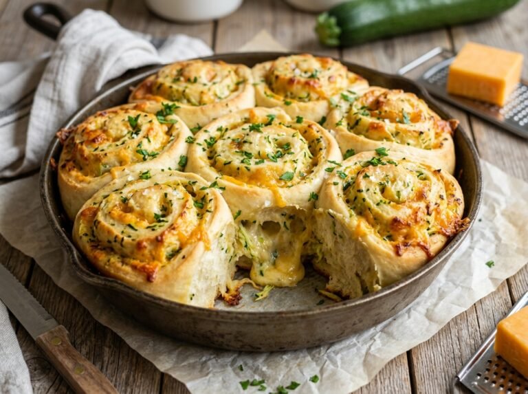 Rouleaux de Courgettes au Cheddar : Une Recette Fondante, Gourmande et Facile à Préparer