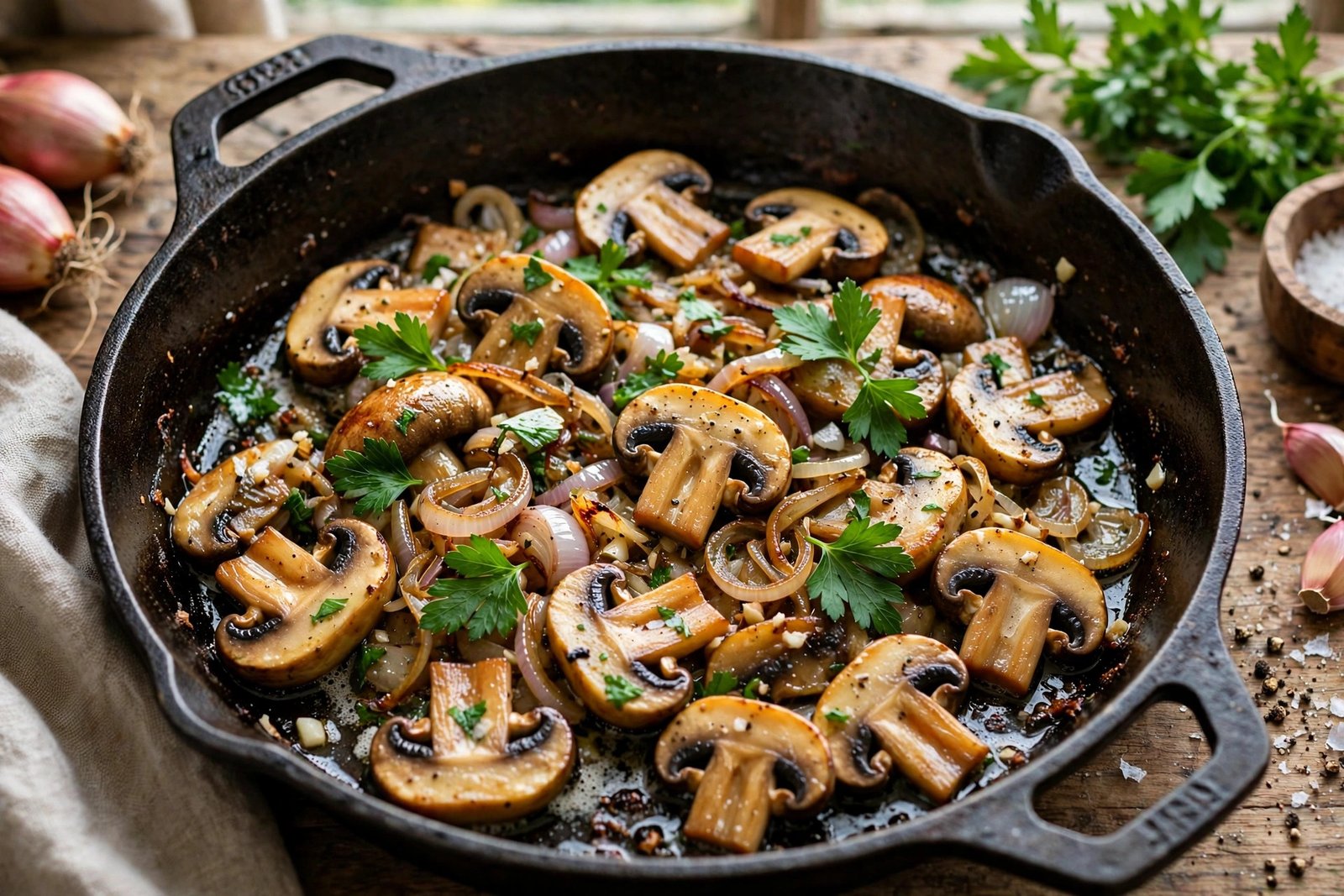 cèpes à la bordelaise