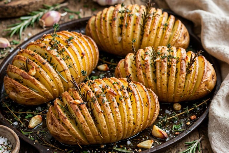 pommes de terre hasselback