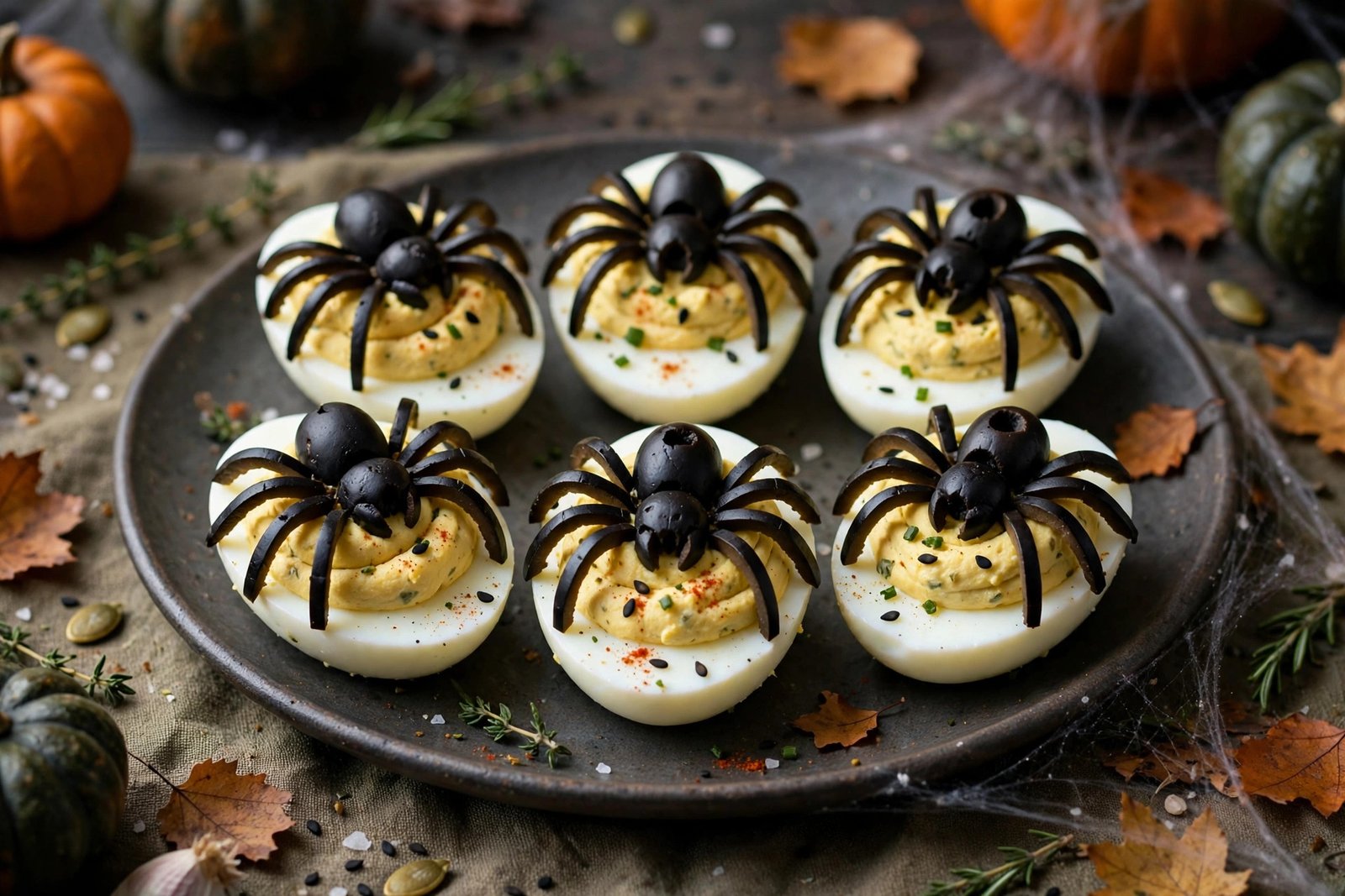 oeufs mimosa halloween